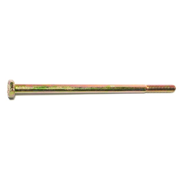 Midwest Fastener Grade 8, 1/4"-20 Hex Head Cap Screw, Zinc Yellow Steel, 5 in L, 50 PK 00673 - main